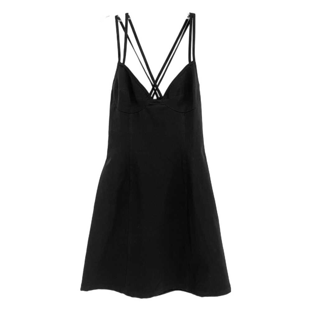 Ron Leal Black Criss Cross Strap Mini Dress | Size 6